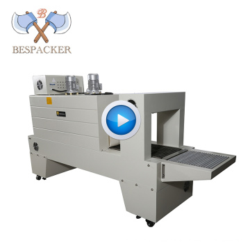 Bespacker BSE-5040A automatic PE film jet shrink tunnel packing water bottle wrapping shrink sleeve cutting packaging machines